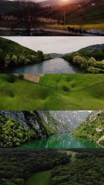 Iz vazduha — planinski predeli