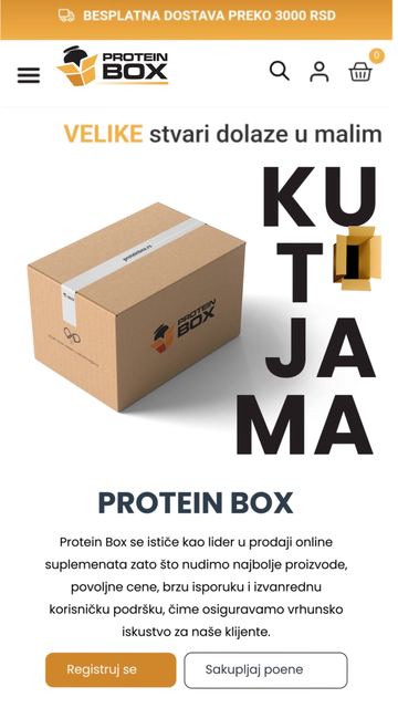 Protein Box — reklama